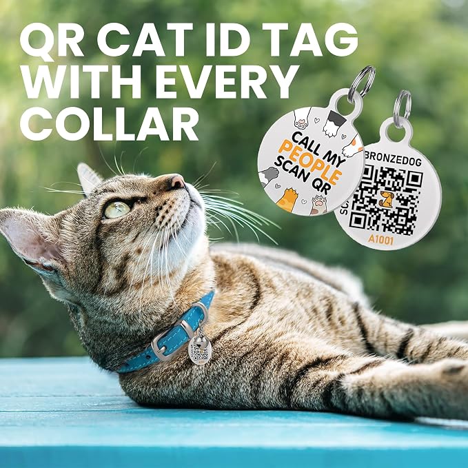 BRONZEDOG Leather Cat Collar - Image 3