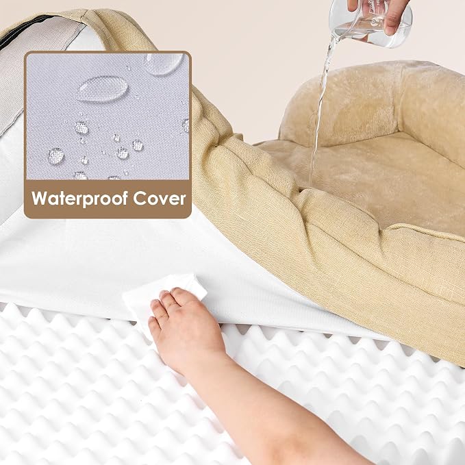 EHEYCIGA Orthopedic Dog Beds for Extra Large Dogs, Waterproof Memory Foam XL - Image 5