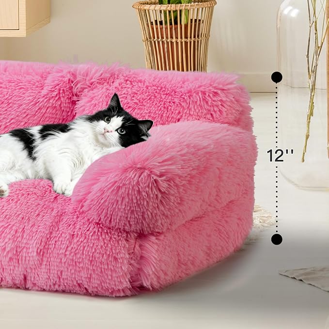 Large Cat Beds for Indoor Cats, Dog Couch Bed, Cute Cat Couch Sofas for Less - Image 6