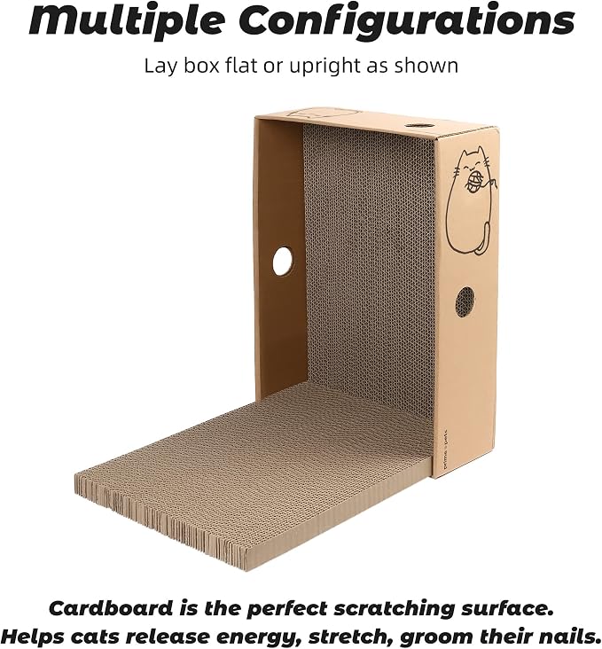 PrimePets Cat Scratcher, Wide Cat Scratch Pad - Image 4