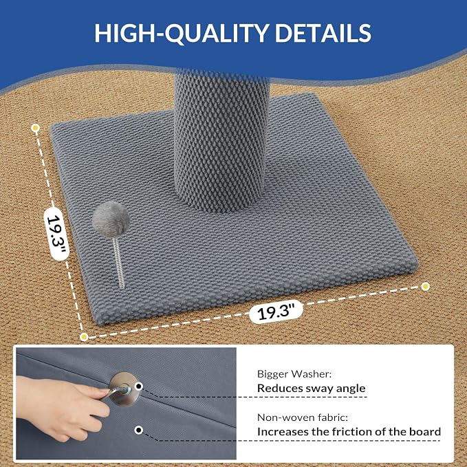 Cat Craft Cat Scratching Post Large Reticulate Carpet Scratching Post - Image 4