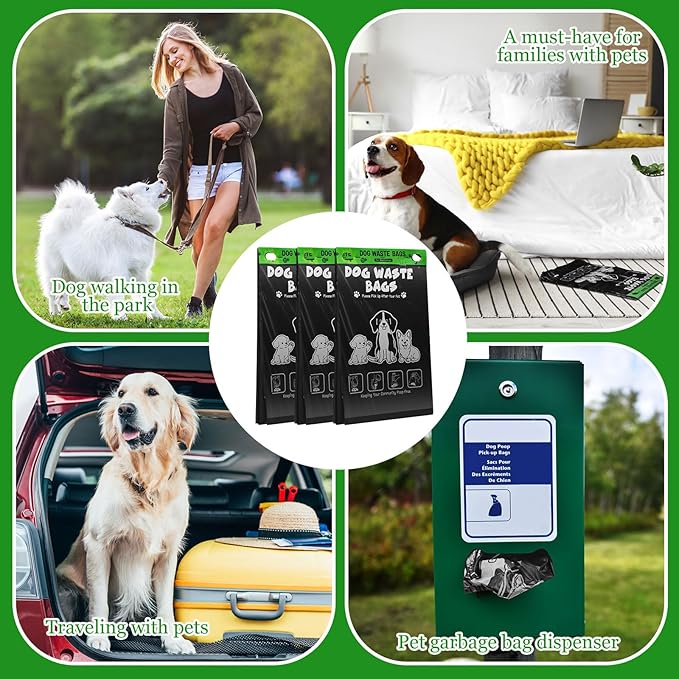 Ireer 40 Count 4000 Pcs Header Bag Bulk Cute Dog Pet Waste Bags Bulk Poop - Image 7