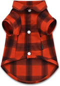 Koneseve Dog Shirt Plaid Dog Clothes by Koneseve