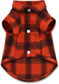 Koneseve Dog Shirt Plaid Dog Clothes by Koneseve