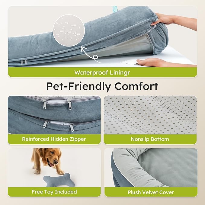 XL Orthopedic Dog Bed, Extra Large Dog Bed, Dog Sofa - Image 5