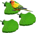 3 Pcs Parrot Perch Resin Bird Beak Grinding Stone Leaf Shape Perch Stand Foot by Apatal