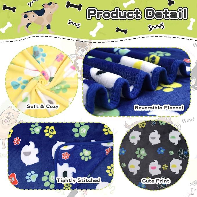 Rezutan Dog Blanket for Medium Dogs 1 Pack 3 Premium Soft Cat Puppy Blankets - Image 2