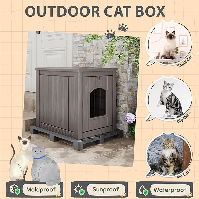 Cat Litter Box Enclosure, Hidden Litter Box - Image 3