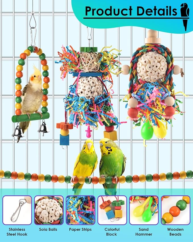 Bissap Conure Toys - Image 3