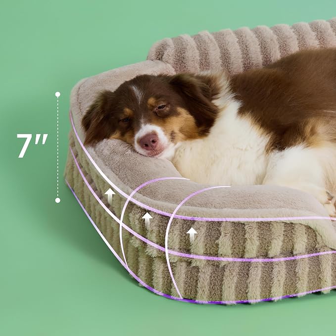 LE SURE Cute Dog Beds for Extra Large Dogs, Orthopedic Waterproof XL Pet Bed - Image 2