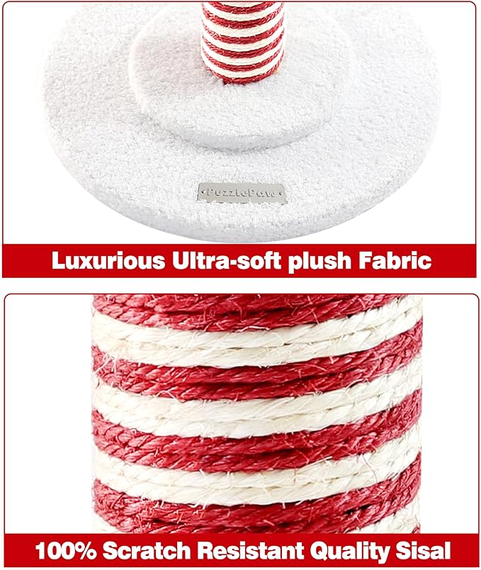 Christmas Cat Scratching Post, Christmas Cat Scratcher - Image 5