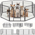 BestPet | Dog Playpen | 32 Inch, 8 Panels | Heavy Duty Metal Pet Exercise Pen | by BestPet