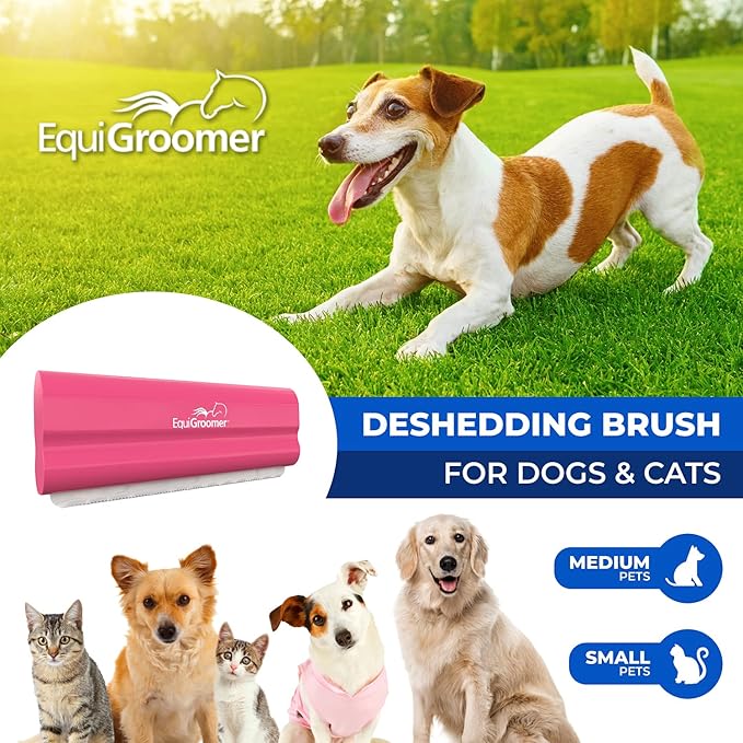 EasyGroomer Deshedding Brush for Dogs & Cats – Undercoat Grooming Tool for - Image 2