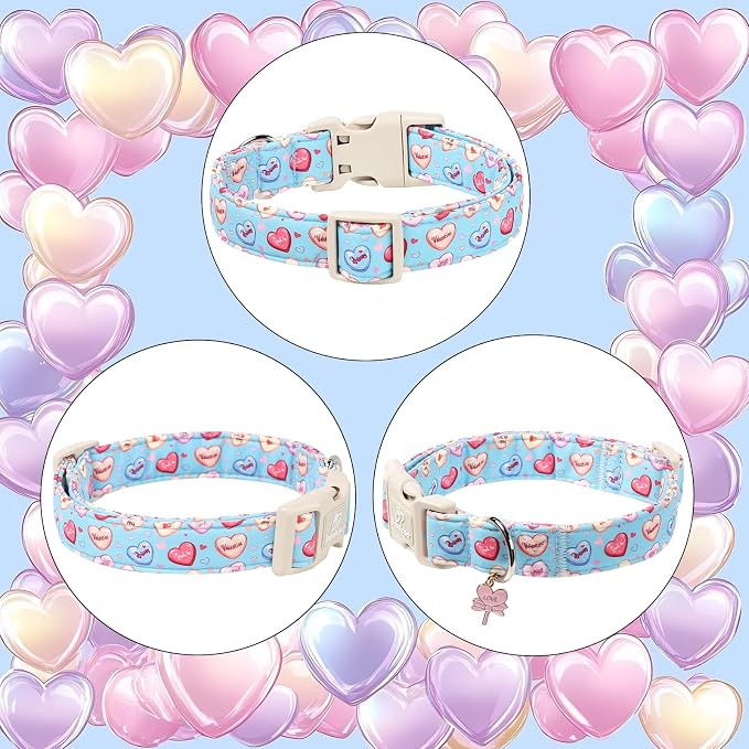 Valentines Dog Collar for Medium Dogs - Image 6