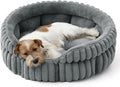 Bedsure ComfyFleece™ Medium Dog Bed, Washable Cute Pet Bed, Super Soft Corduroy by BEDSURE