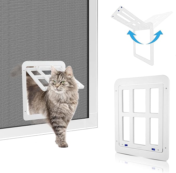 PETLESO Small Pet Door for Screen & Sliding Doors by PETLESO