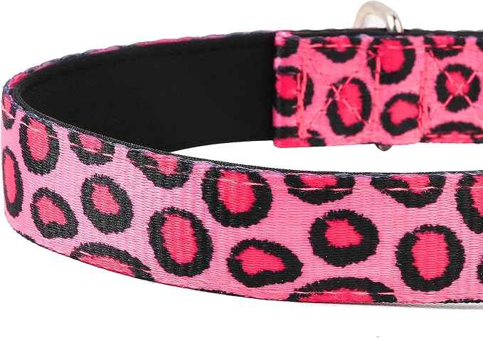 Reflective Dog Collar, Adjustable Soft Neoprene Padded Nylon Pet Collars