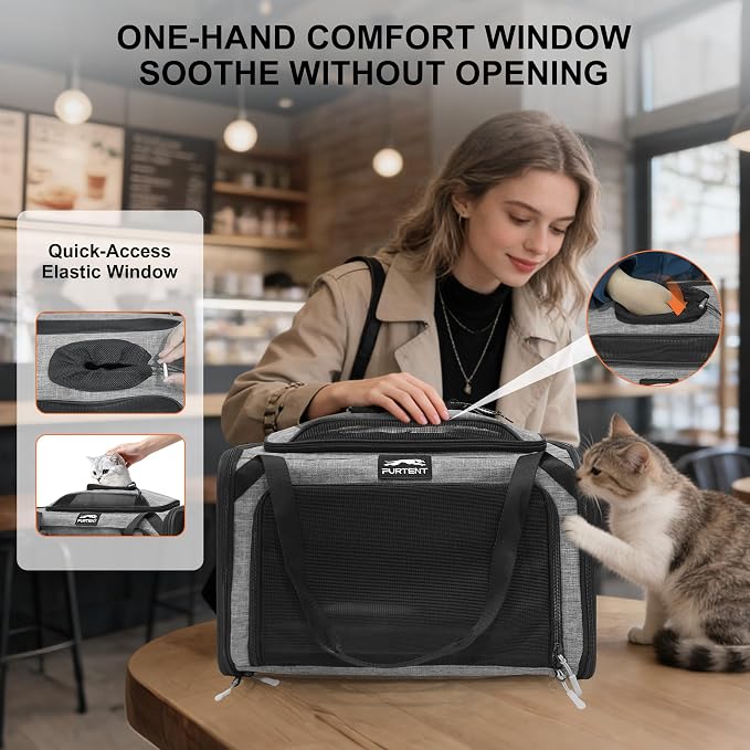 Top and Side Expandable Pet Carriers, in-Cabin Travel Carrier - Image 5