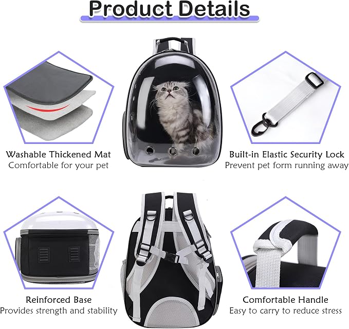 Expandable Cat Backpack Carrier Bubble - Image 5