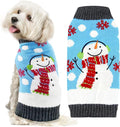 Pet Christmas Dog Sweaters Cute Animal Snowman Printed Puppy Xmas Costumes by DOGGYZSTYLE