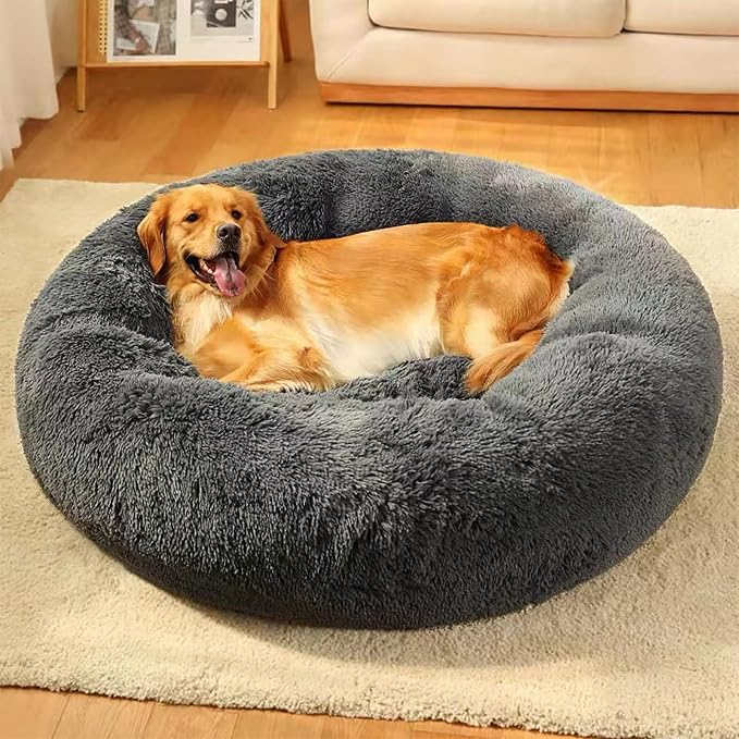 Nisrada Dog Bed for Small Medium Large Dogs, 27 inch Calming Dogs Bed, - Image 6