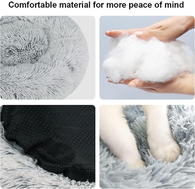 Cat Beds for Indoor Cats, 20 Inch Dog Bed for Small Melium Large Dogs, - Image 2