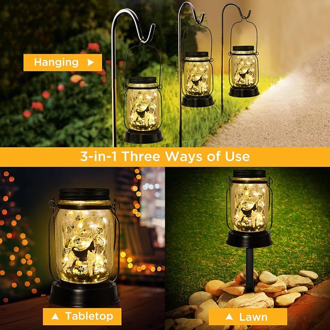 Kerry Blue Terrier Gifts for Women/Men, Pet Solar Lanterns Kerry Blue Terrier - Image 6