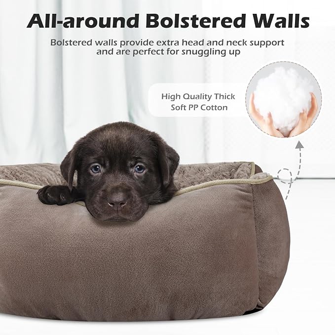 INVENHO Small Dog Bed Rectangle Washable Orthopedic Soft Calming Sleeping - Image 2