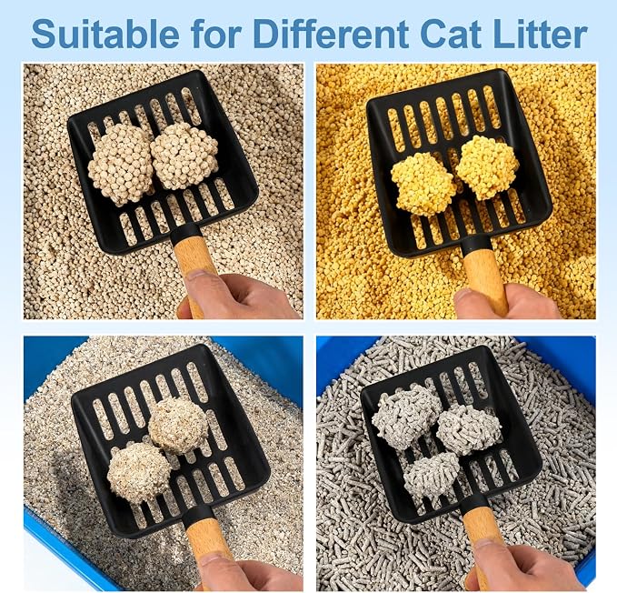 Cat Litter Scoop, Metal Litter Scoop, Heavy Duty Metal Cat Scooper - Image 6