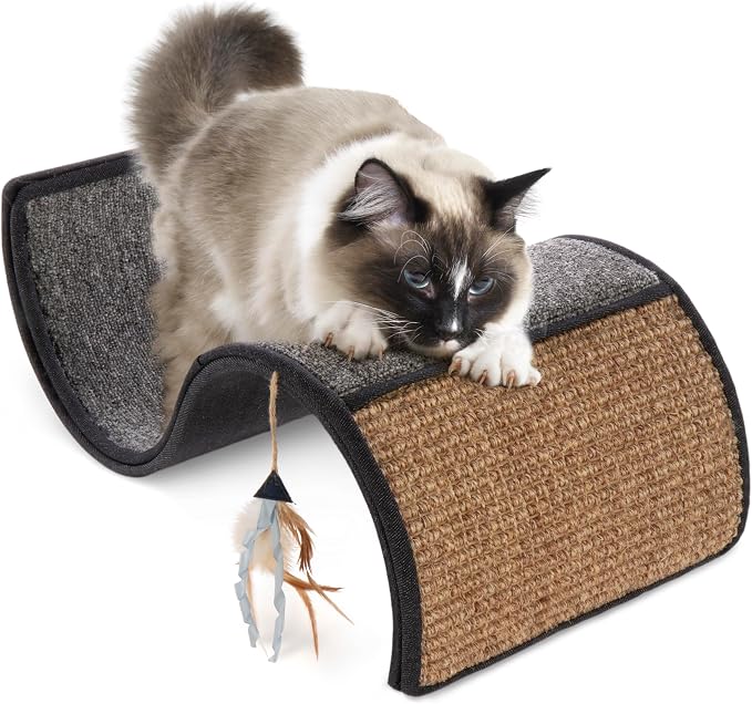 Petlinks Dream Curl Carpet Cat Scratcher, Dual-Surface Cat Scratching Post by Petlinks%C2%AE