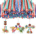 Parrot Toys 20 Pcs 5.5in, Bird Toys Bamboo Finger Traps, DIY Core Bird Chewing by Slepceub