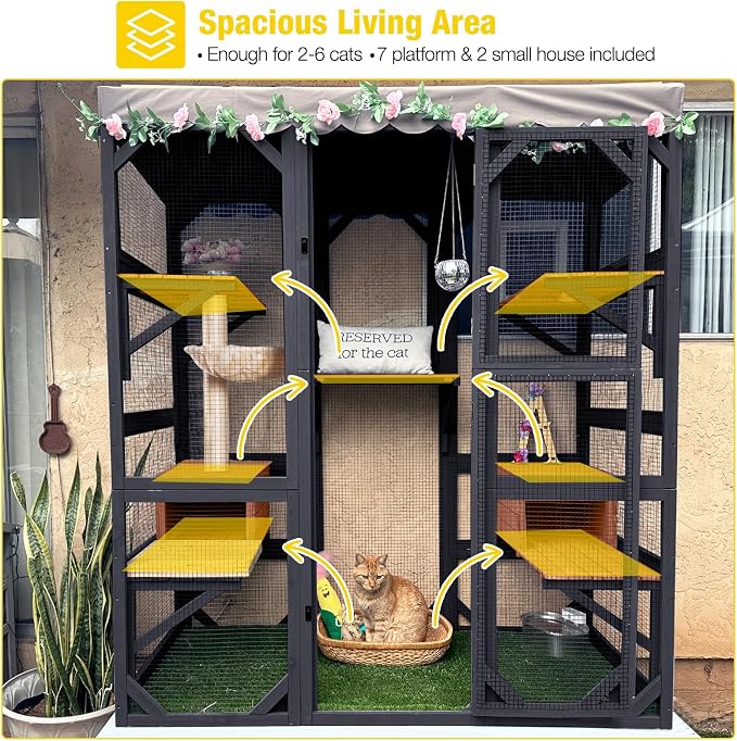 Aivituvin Catio Outdoor Cat Enclosure - Image 6