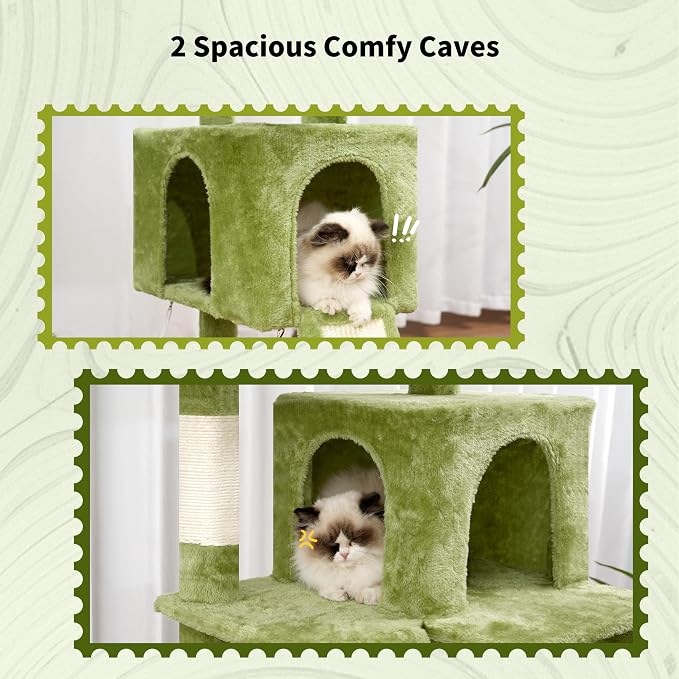 Cat Tree for Indoor Cats, Sturdy Cat Tree House - Image 5
