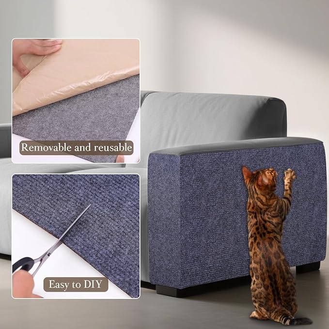 Cat Scratch Furniture Protector Couch Protector from cat Claws Self-Adhesive - Image 3