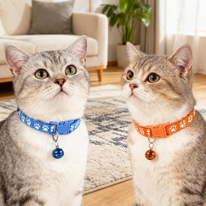 Breakaway Cat Collars with Bells, Mixed Colors - Image 5