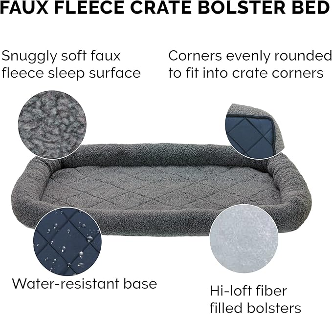 Furhaven Dog Bed for Large/Medium Dogs, 100% Washable, Sized to Fit Crates - Image 4