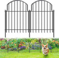 25Pcs Decorative Garden Fence, 20in/27ft Rustproof Metal Fences Animal Barrier by Tivray