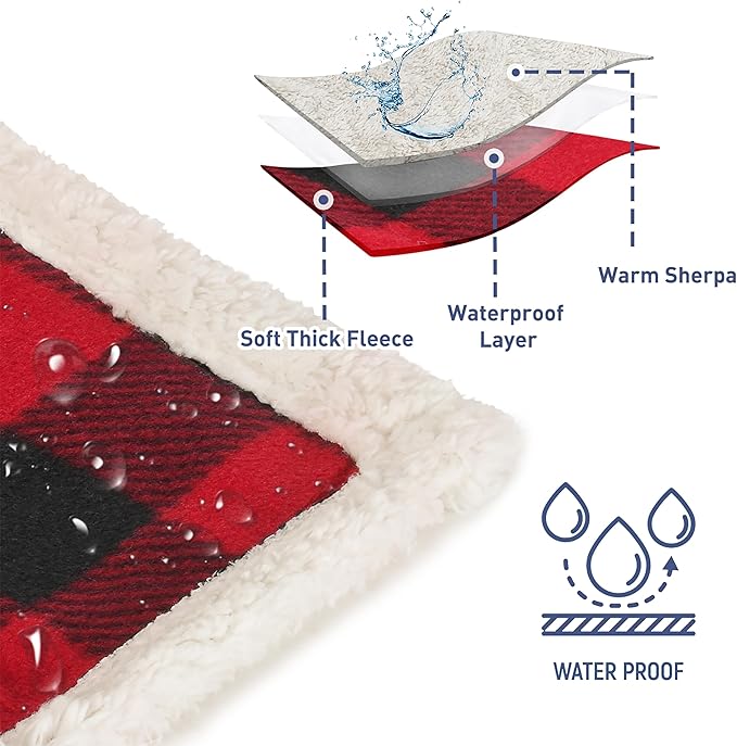 Kritter Planet Waterproof Dog Blanket, Reversible Water Proof Pet Blanket - Image 2