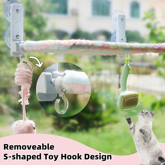 Foldable Cat Window Perch, Sturdy Cat Hammock - Image 3