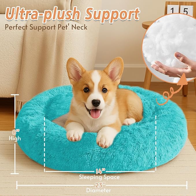 JOLLYVOGUE Calming Dog Bed for Small Dogs - Image 5