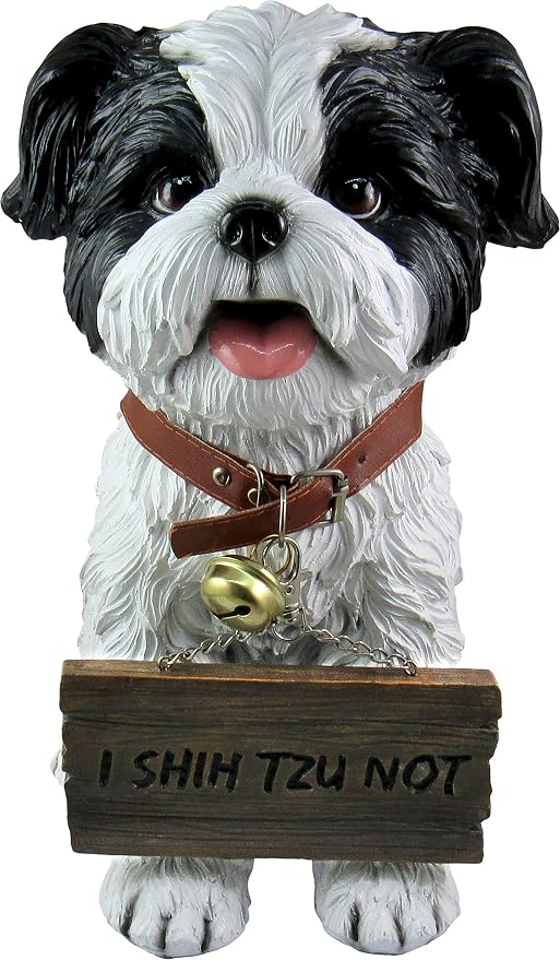 DWK Front Porch Dog Outdoor Welcome Sign Decorative Statue | Cute Dog Welcome - Image 2