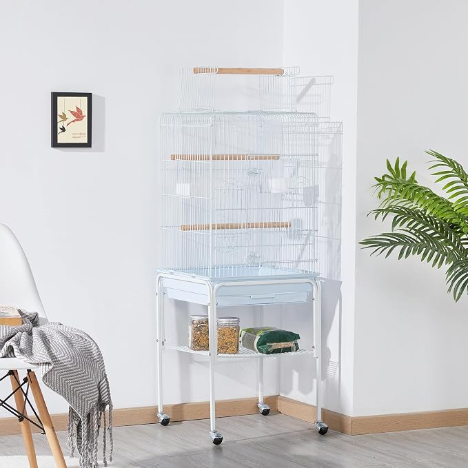 Yaheetech Play Open Top Parrot Bird Cages - Image 2