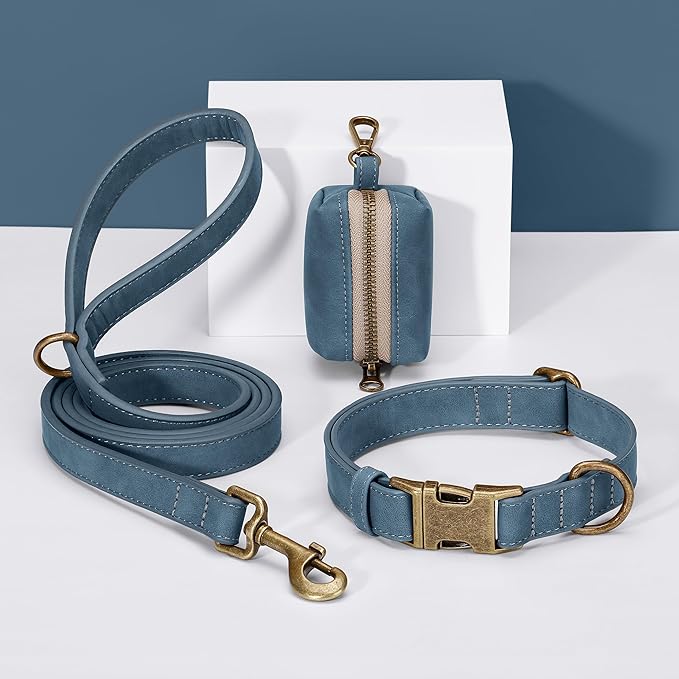 Didog Soft Leather Dog Collar, Durable Heavy Duty Dog Collars - Image 5