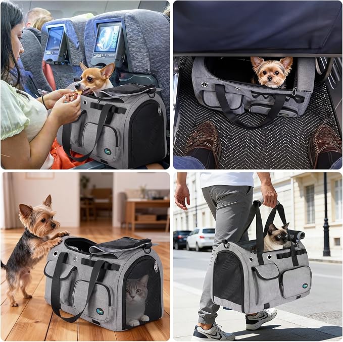 Ownpets TSA Airline Approved Large Pet Carrier, Soft Sided Cat Dog Carrier - Image 5
