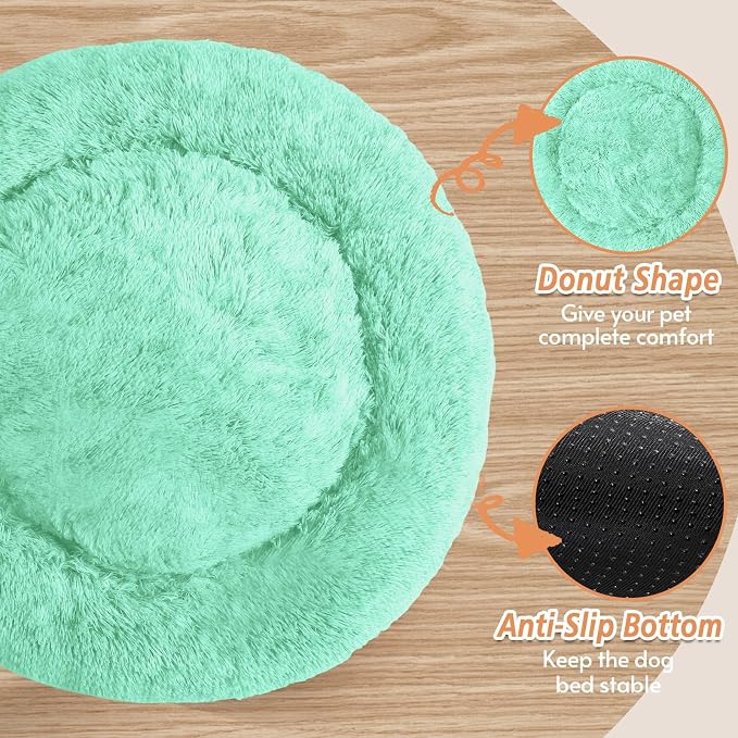 JOLLYVOGUE Calming Small Dog & Cat Bed - Image 3
