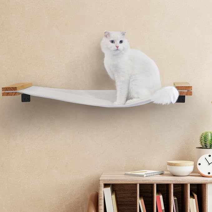 Cat Wall Hammock | Cat Shelves for Wall | Bridge, Shelf and Perches | Modern - Image 6