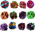 SunGrow 12 Pack Cat Crinkle Balls by SunGrow