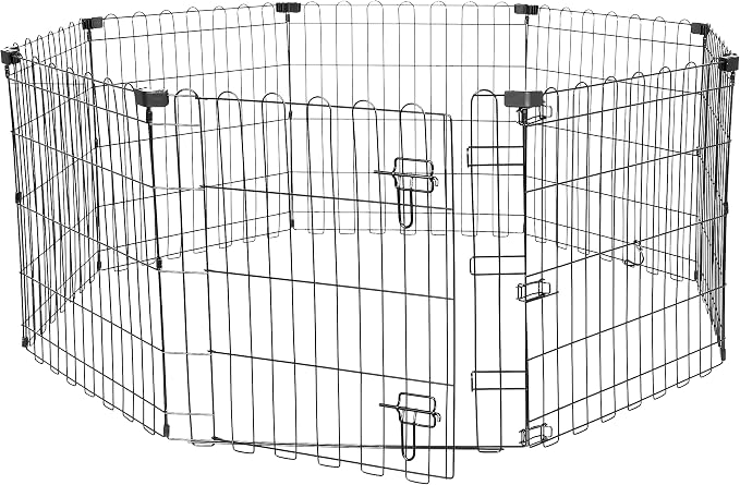 Amazon Basics Foldable Octagonal Metal Exercise Pen by AmazonBasics