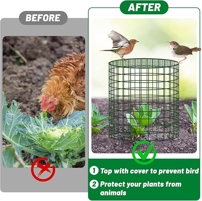 UNIFAMILY 6pcs Plant Protectors from Animals - Image 4