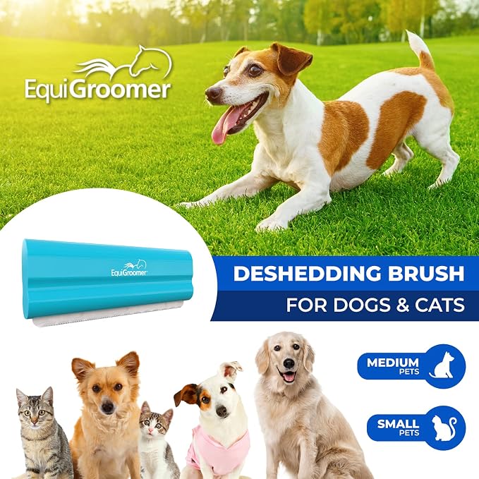 EasyGroomer Deshedding Brush for Dogs & Cats – Undercoat Grooming Tool for - Image 2